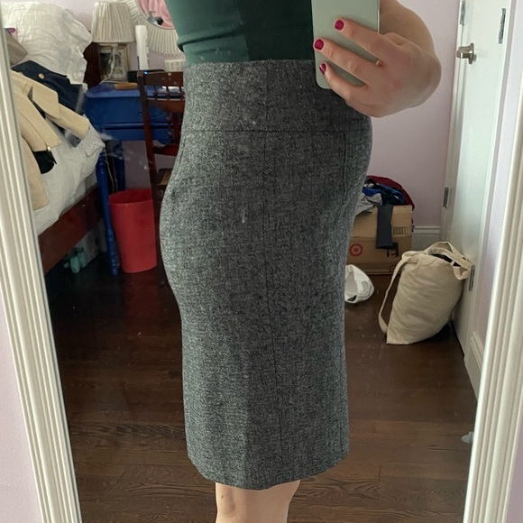 Saks Fifth Ave Wool Pencil Skirt - Picture 3 of 5
